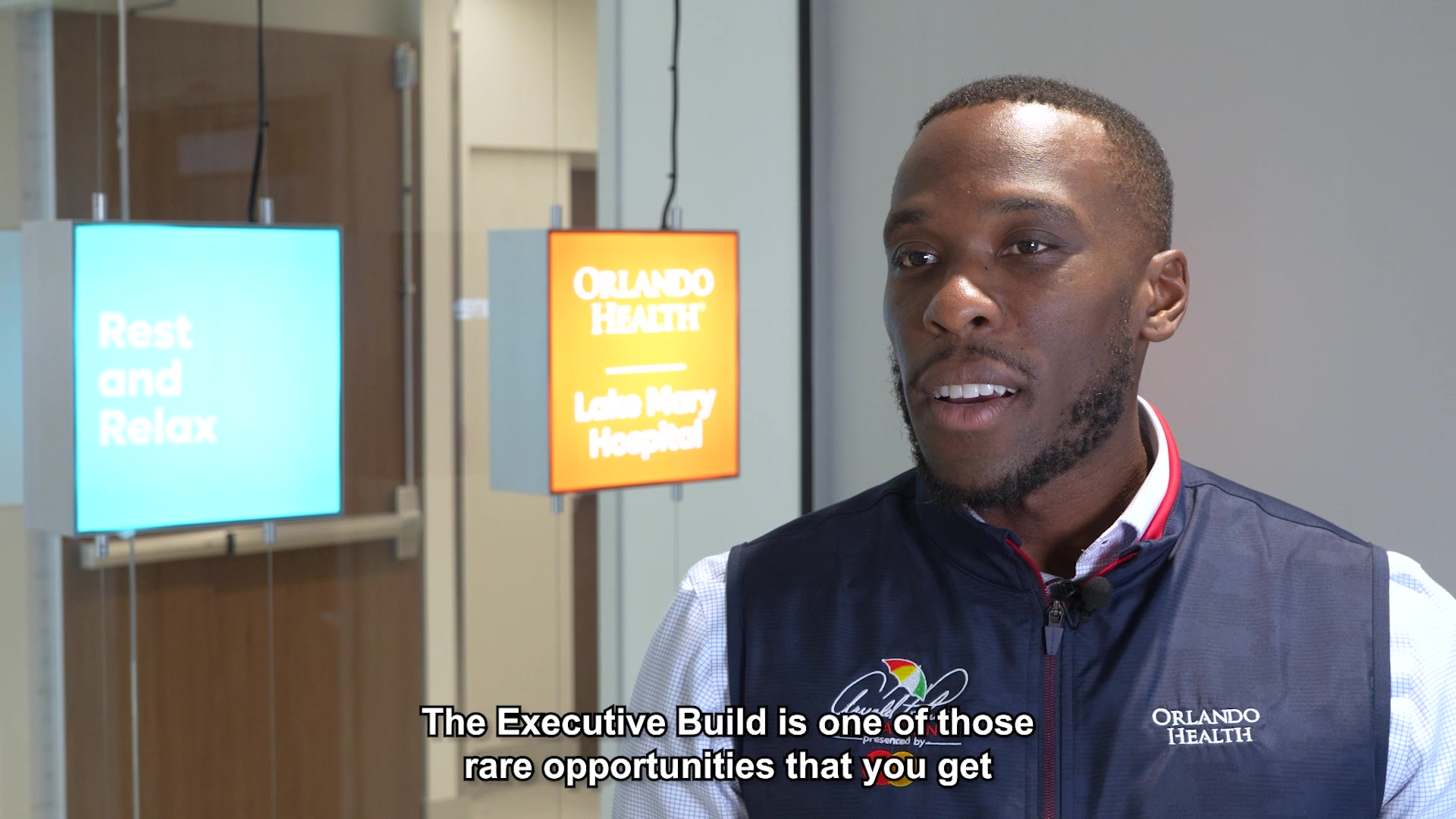 Antwan Williams being interviewed for Habitat’s Executive Build film