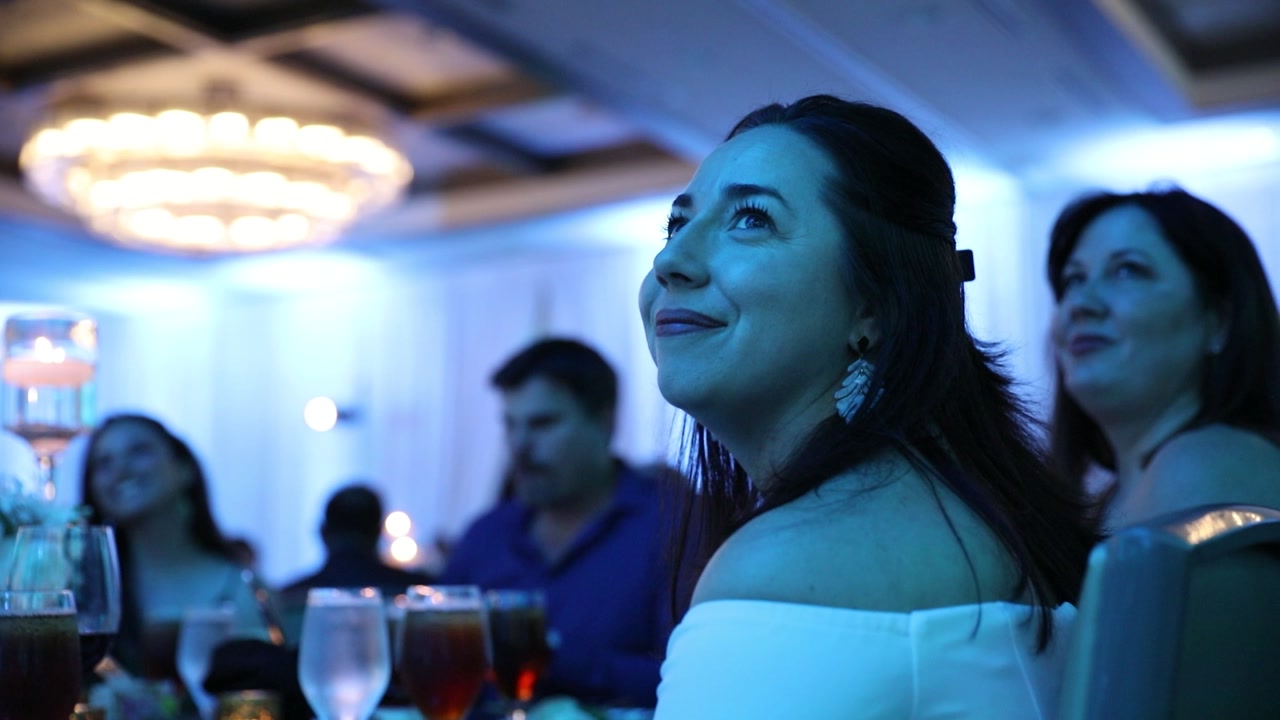 Guests watching the program at the 2025 Travel + Leisure Charitable Foundation gala